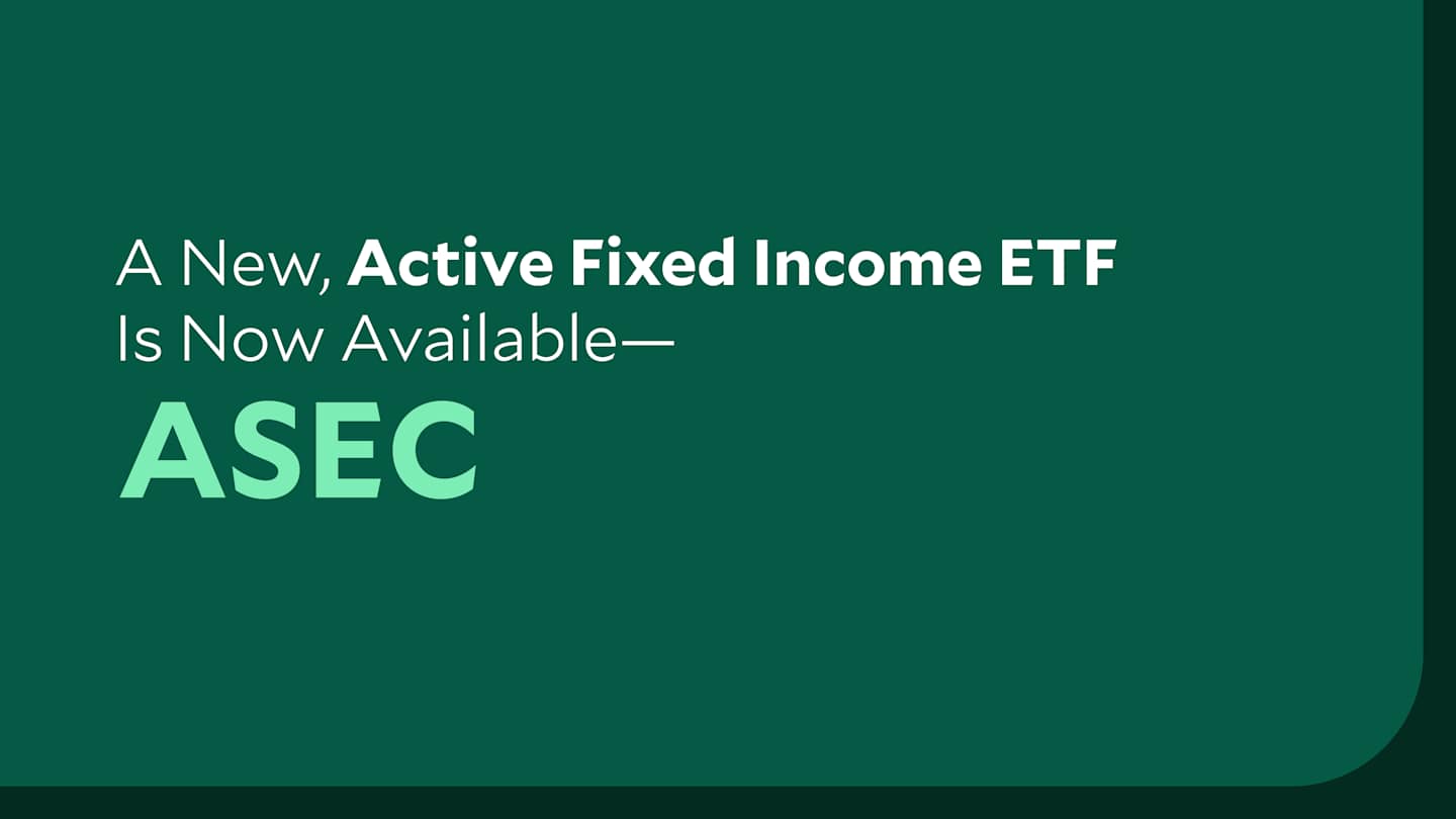 A New, Active Fixed Income ETF Is Now Available—ASEC