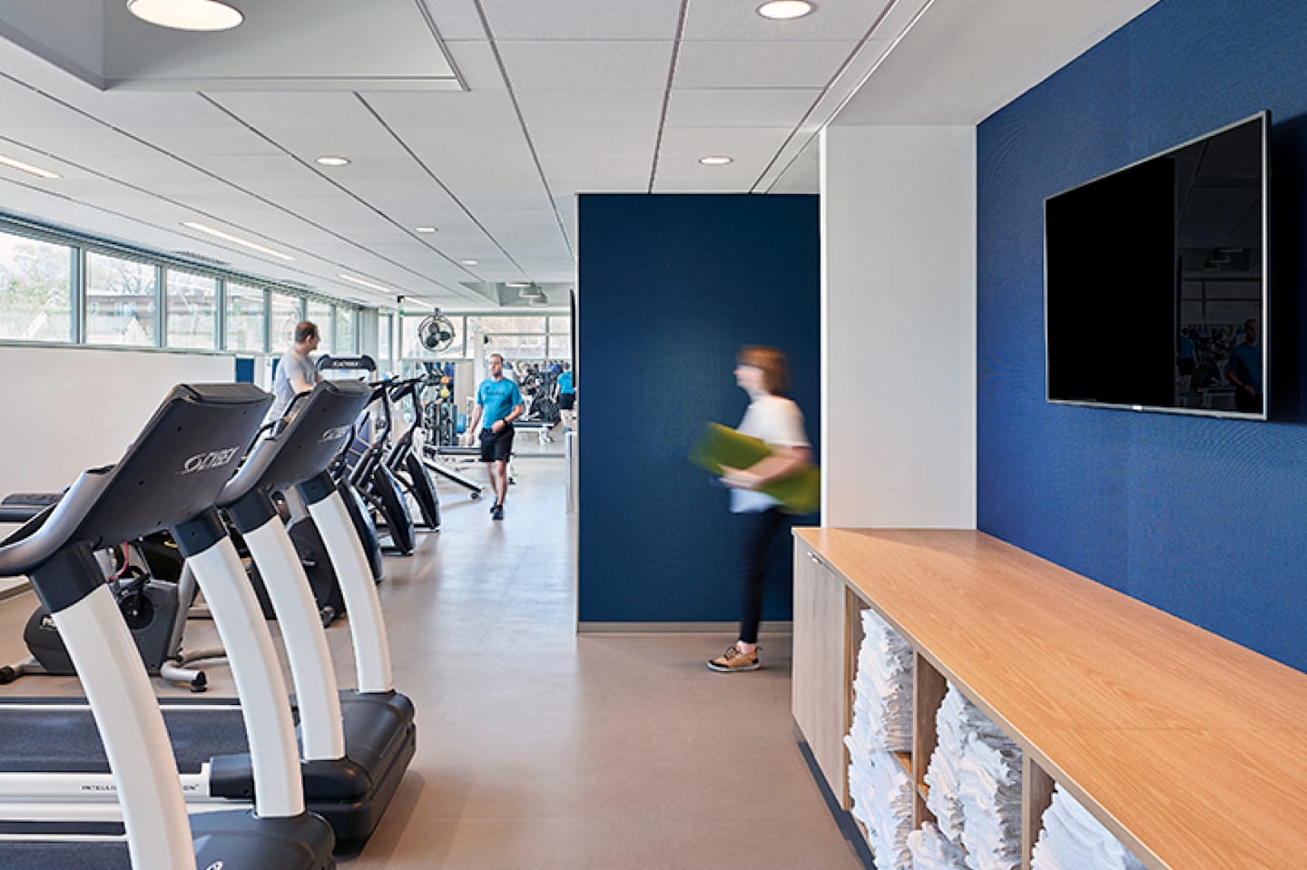 Exercise facilities at American Century.