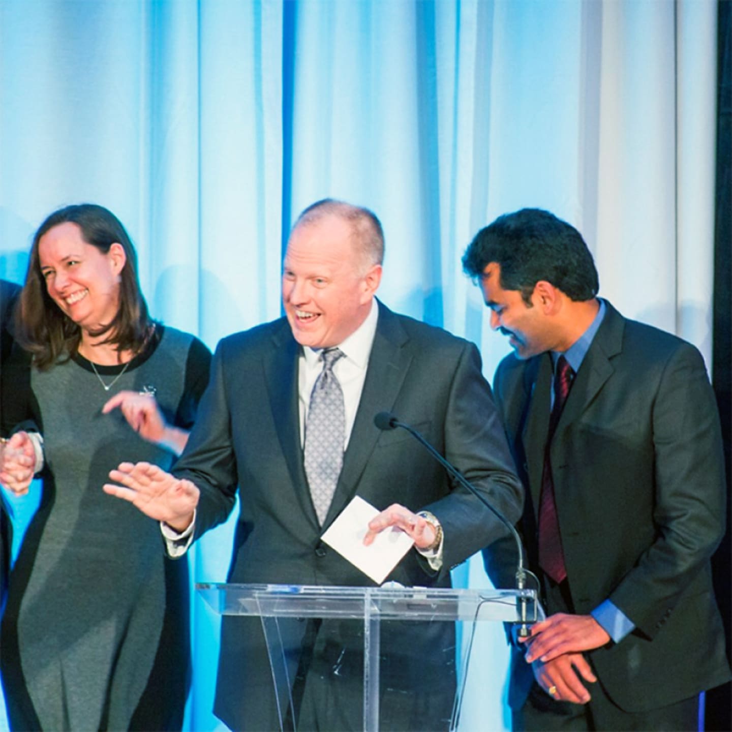 American Century employees at recognition banquet.