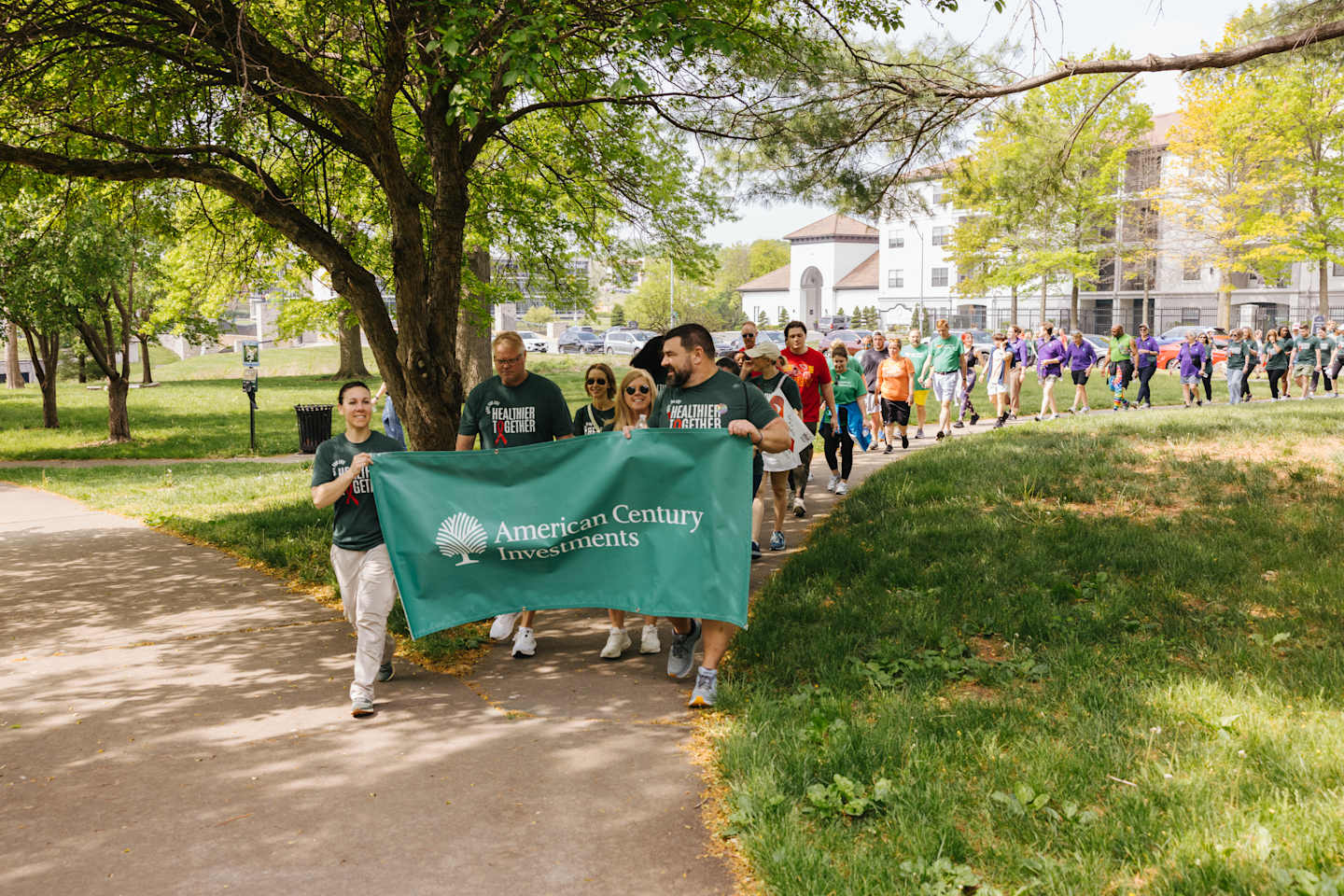 American Century employees participating in the AIDS Walk.