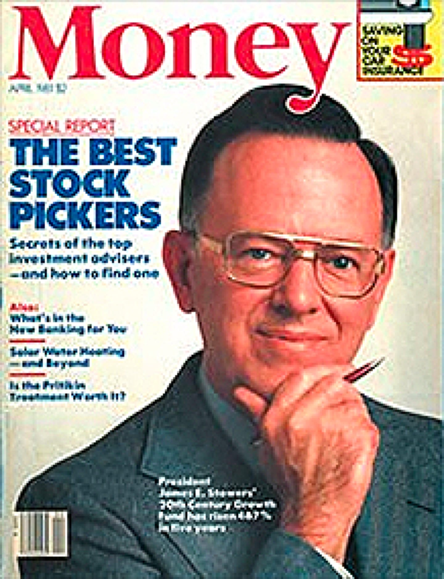 Jim Stowers on the cover of Money Magazine.