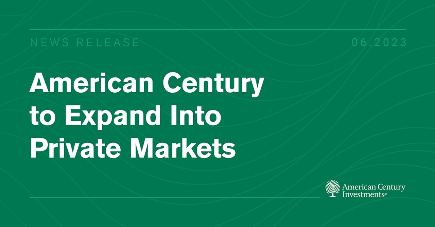 American Century to expand into private markets