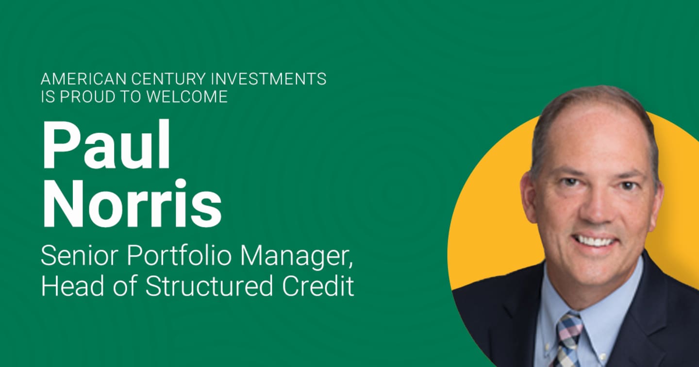 American Century Investments id proud to welcome Paul Norris, Vice President and Senior Portfolio Manager.