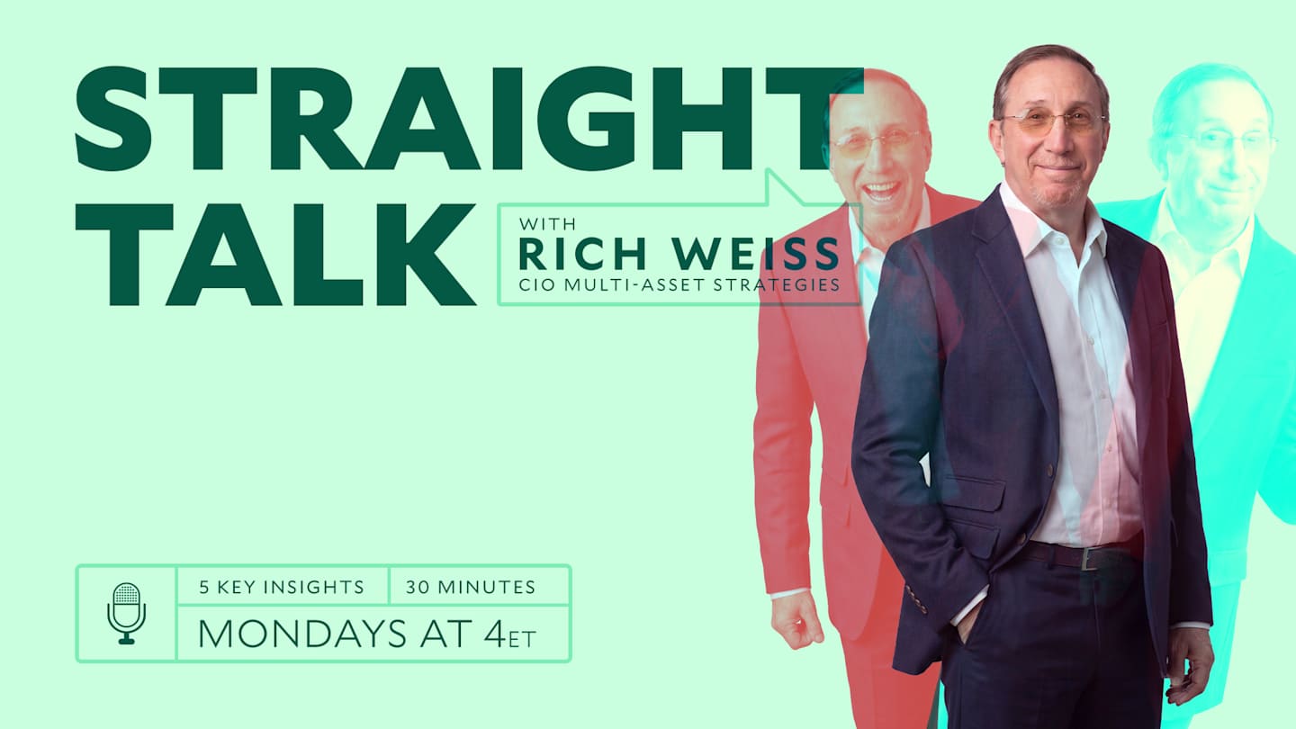 Straight Talk with Rich Weiss, Mondays at 4:00pm ET.