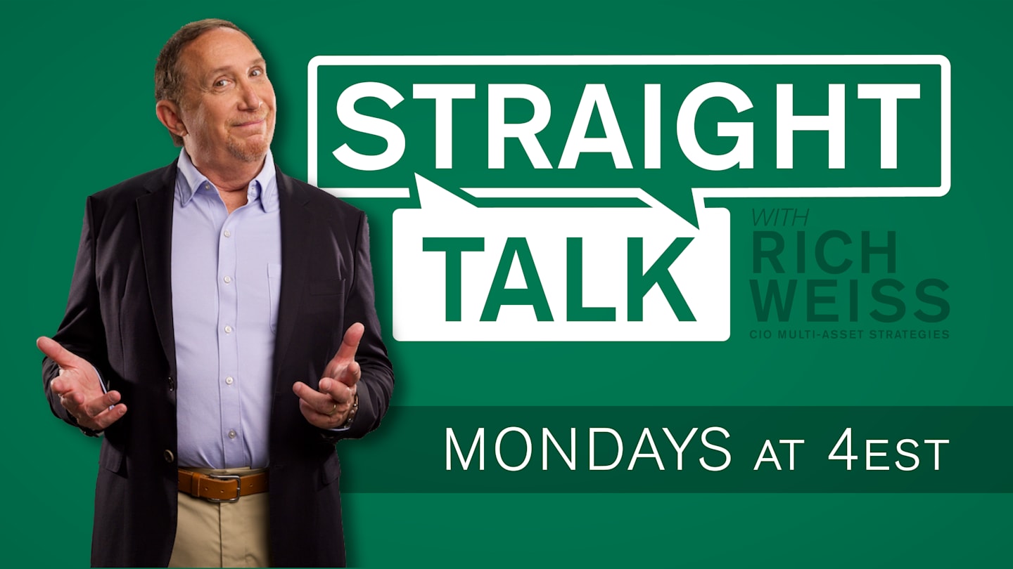 Straight Talk with Rich Weiss, Mondays at 4:00pm EST.