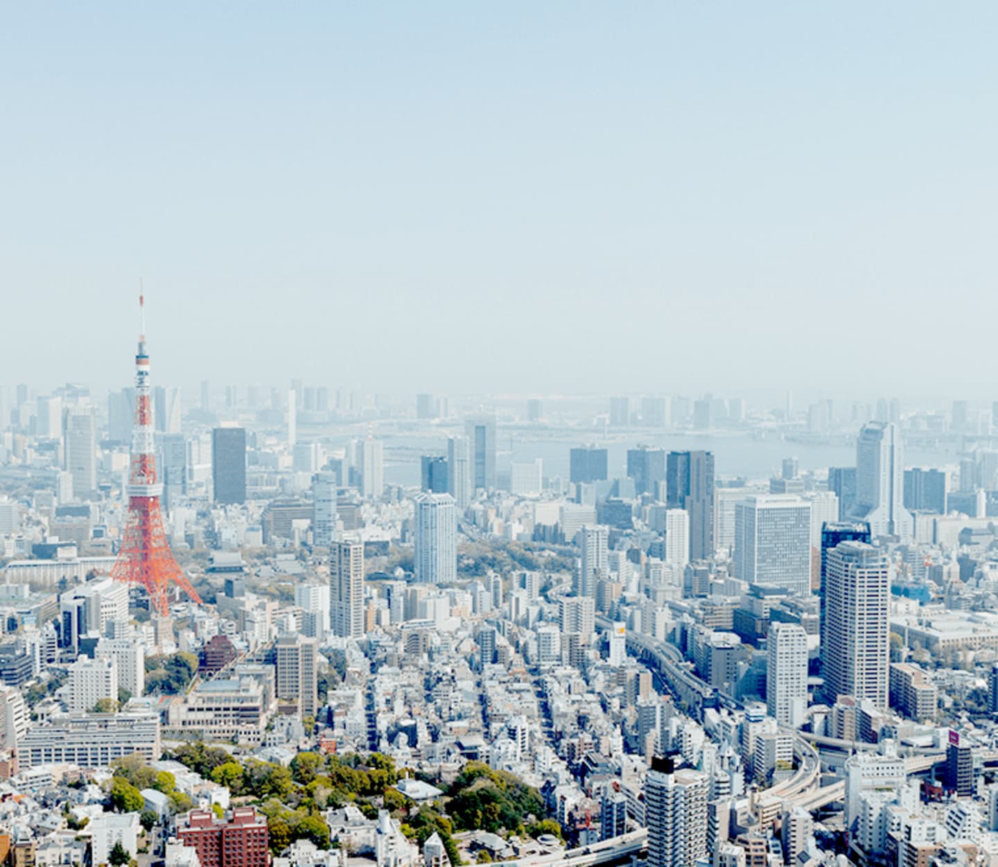 View of Tokyo, Japan.