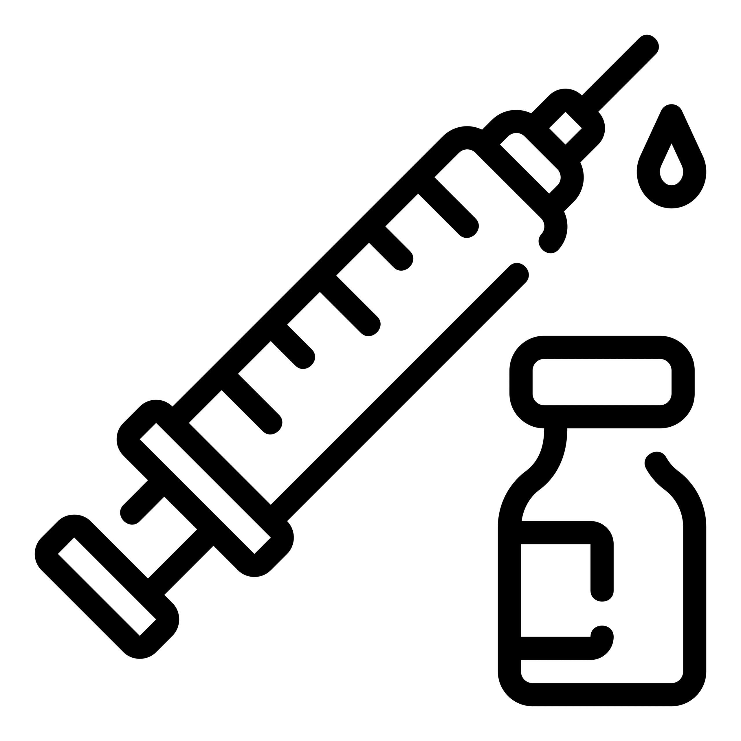 Icon for injections. Syringe full of drug.